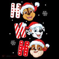 Pawpatrol Chase Marshall Rubble Christmas Santa Hats Coffee Mug thumb 5