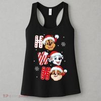 Pawpatrol Chase Marshall Rubble Christmas Santa Hats Women's Tank Top thumb 3