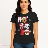 Pawpatrol Chase Marshall Rubble Christmas Santa Hats Women's T-Shirt thumb 4