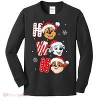 Pawpatrol Chase Marshall Rubble Christmas Santa Hats Kids Long Sleeve Shirt thumb 0