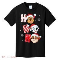 Pawpatrol Chase Marshall Rubble Christmas Santa Hats Kids T-Shirt thumb 0