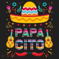 Papa Cito Mexican Costume For Dad Papa Father Cute Gift Golf Towel thumb 3
