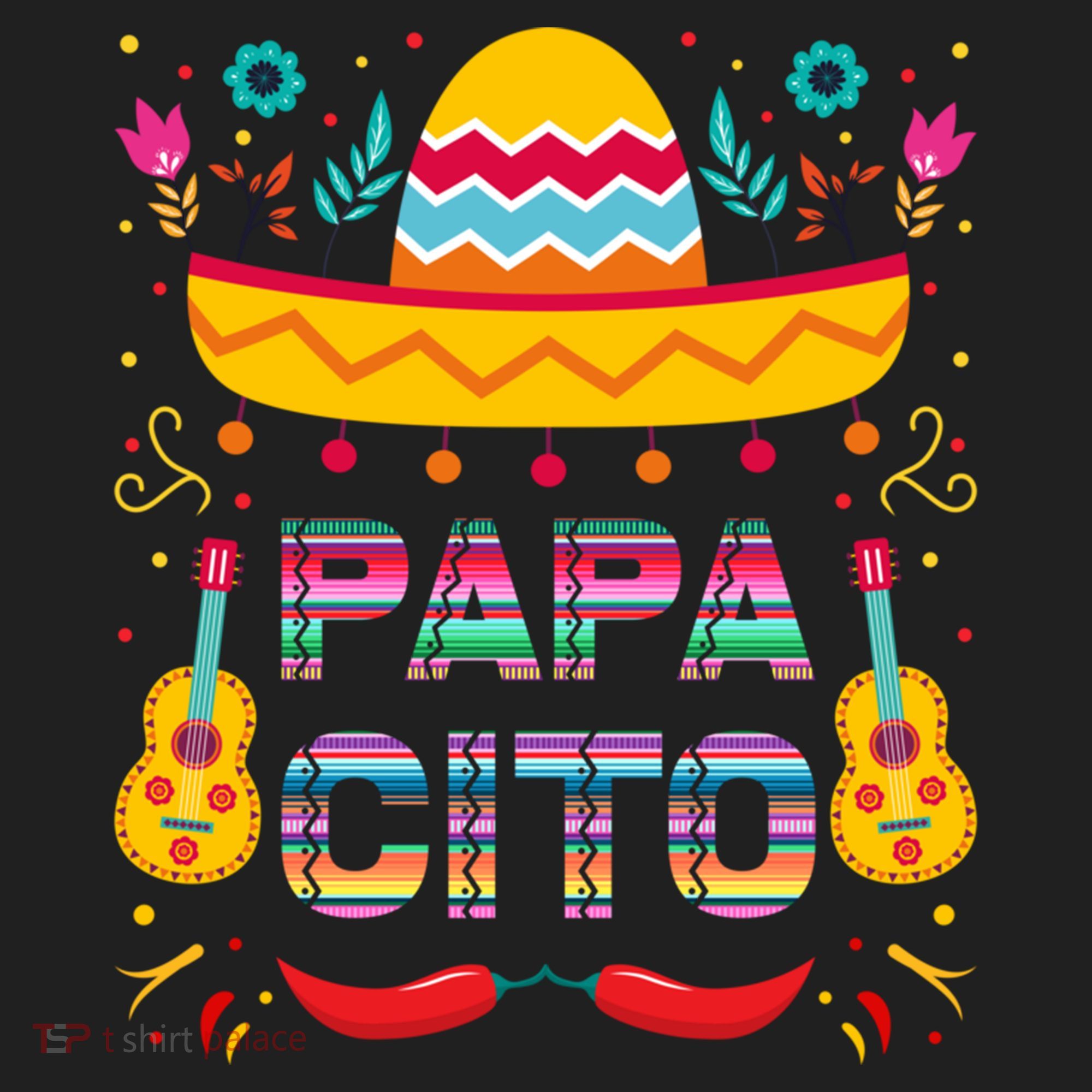 Papa Cito Mexican Costume For Dad Papa Father Cute Gift Golf Towel