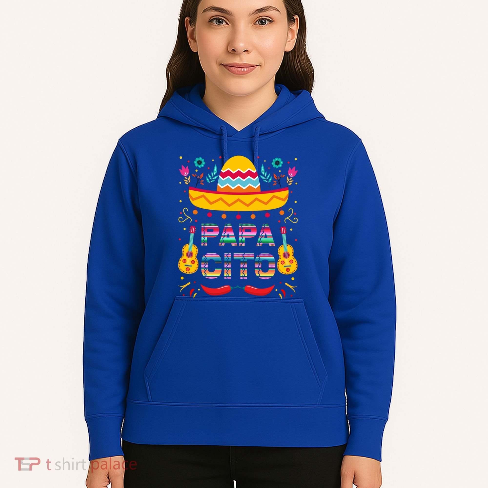 Papa Cito Mexican Costume For Dad Papa Father Cute Gift Hoodie