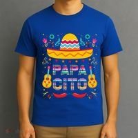 Papa Cito Mexican Costume For Dad Papa Father Cute Gift T-Shirt thumb 3