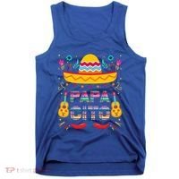Papa Cito Mexican Costume For Dad Papa Father Cute Gift Tank Top thumb 0