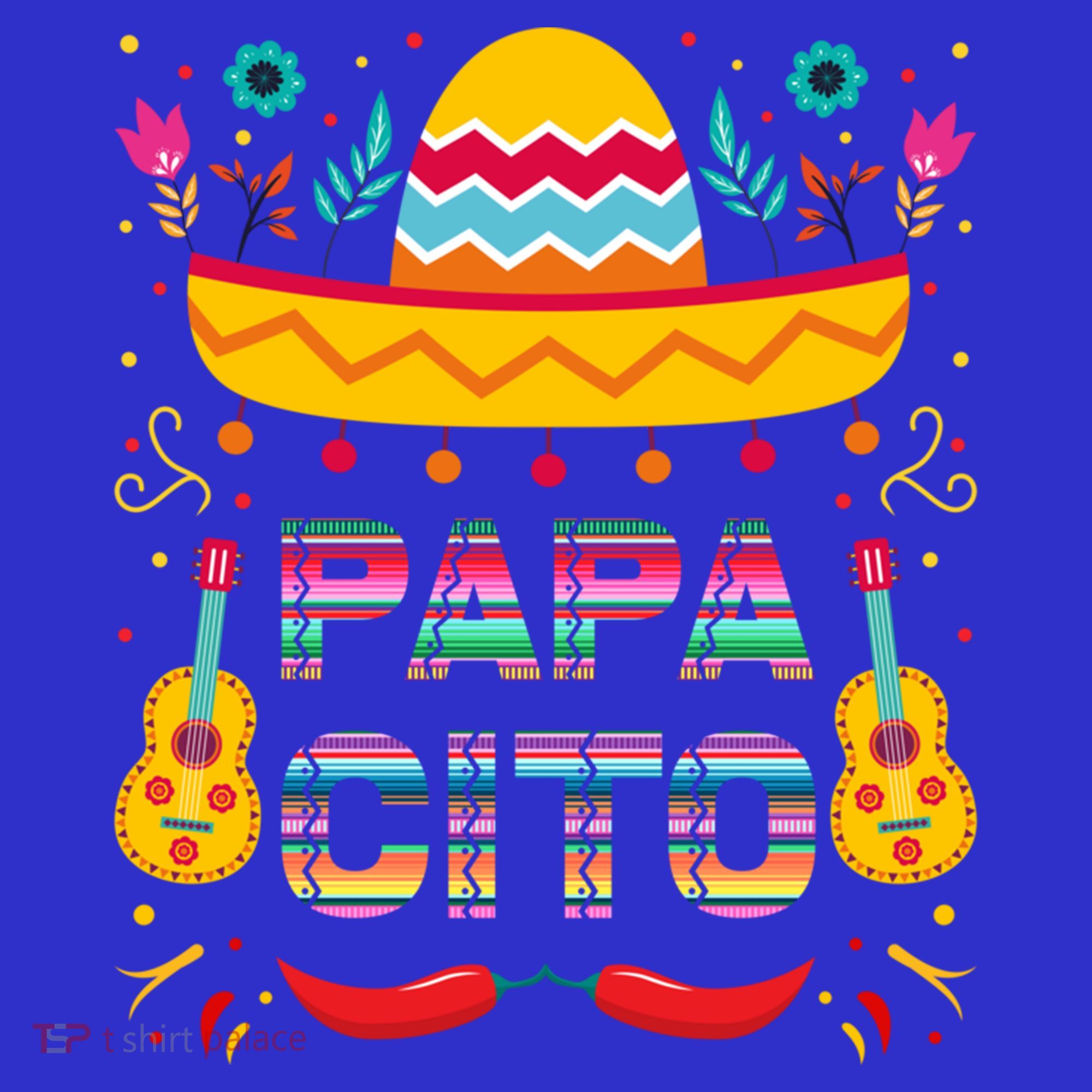 Papa Cito Mexican Costume For Dad Papa Father Cute Gift Tank Top