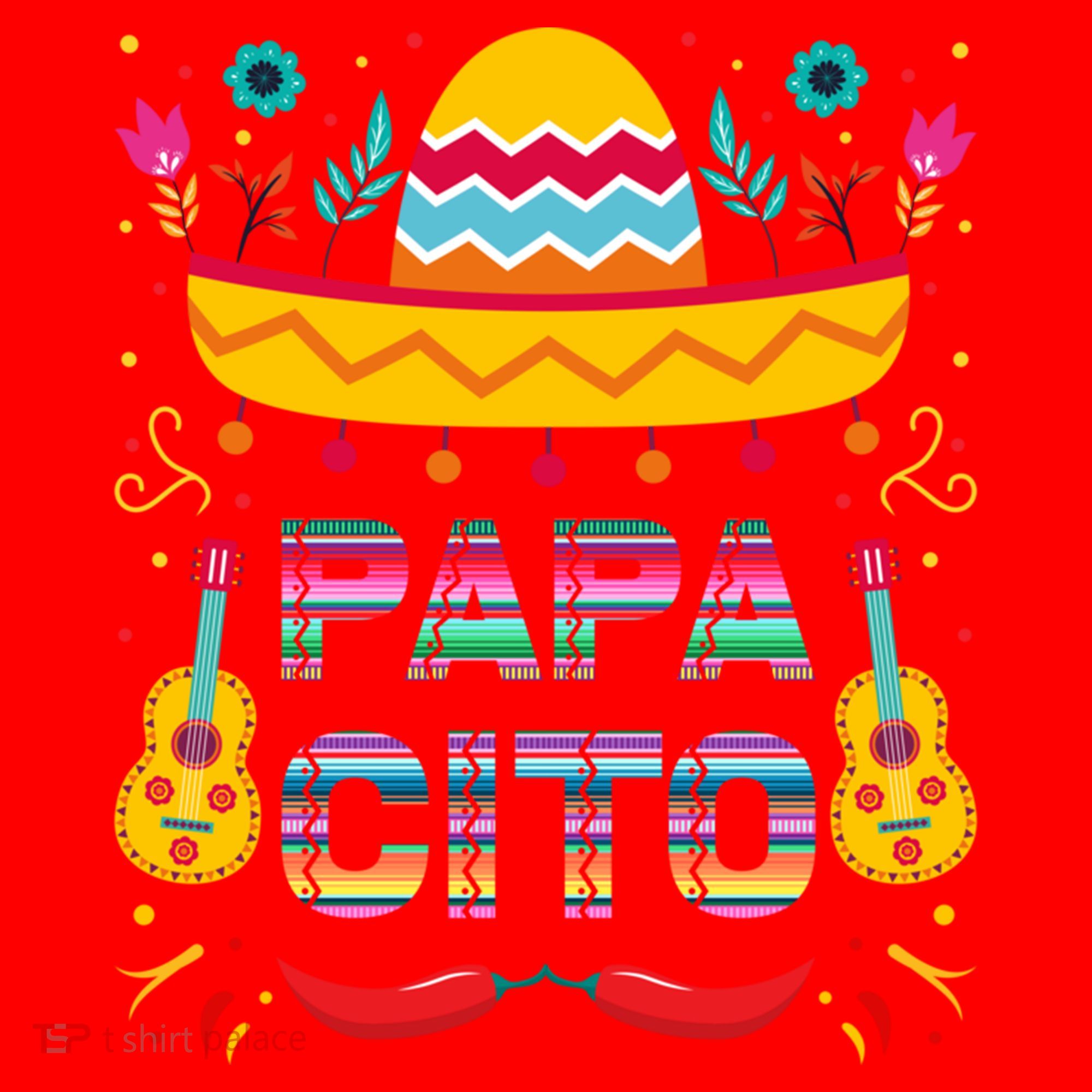 Papa Cito Mexican Costume For Dad Papa Father Cute Gift Santa Hat