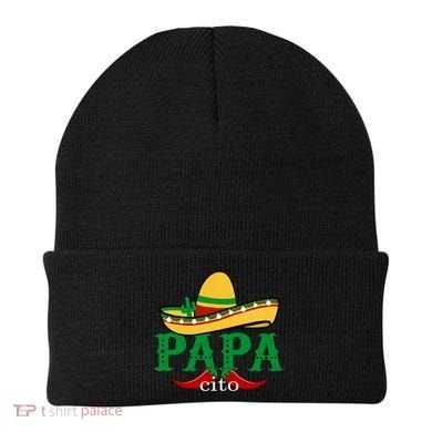 Papa Cito Mexican Sombrero Cinco De Mayo Gift Beanie