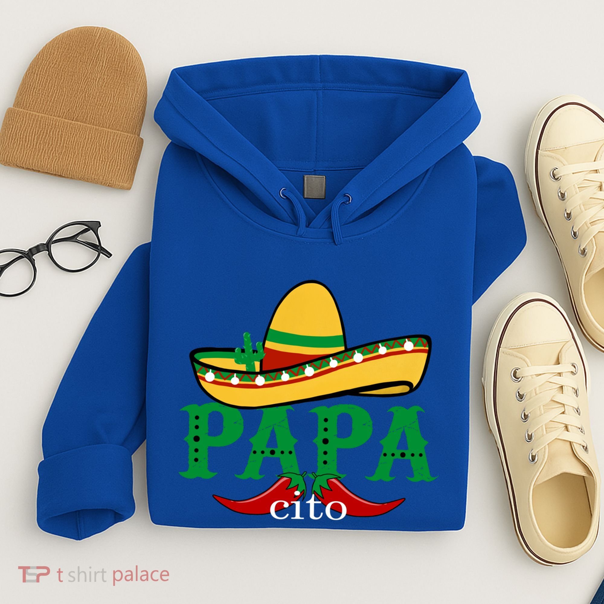 Papa Cito Mexican Sombrero Cinco De Mayo Gift Hoodie