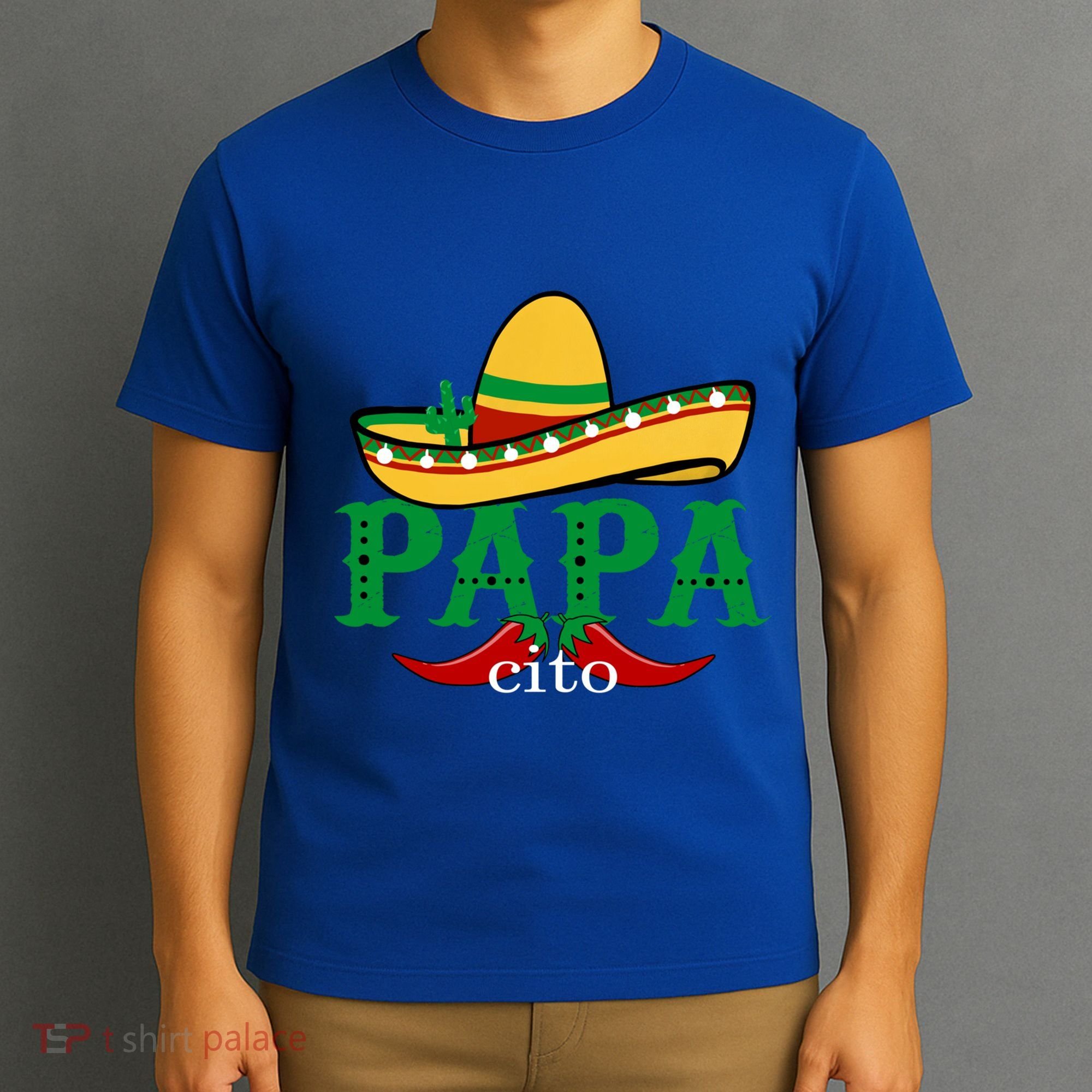 Papa Cito Mexican Sombrero Cinco De Mayo Gift T-Shirt
