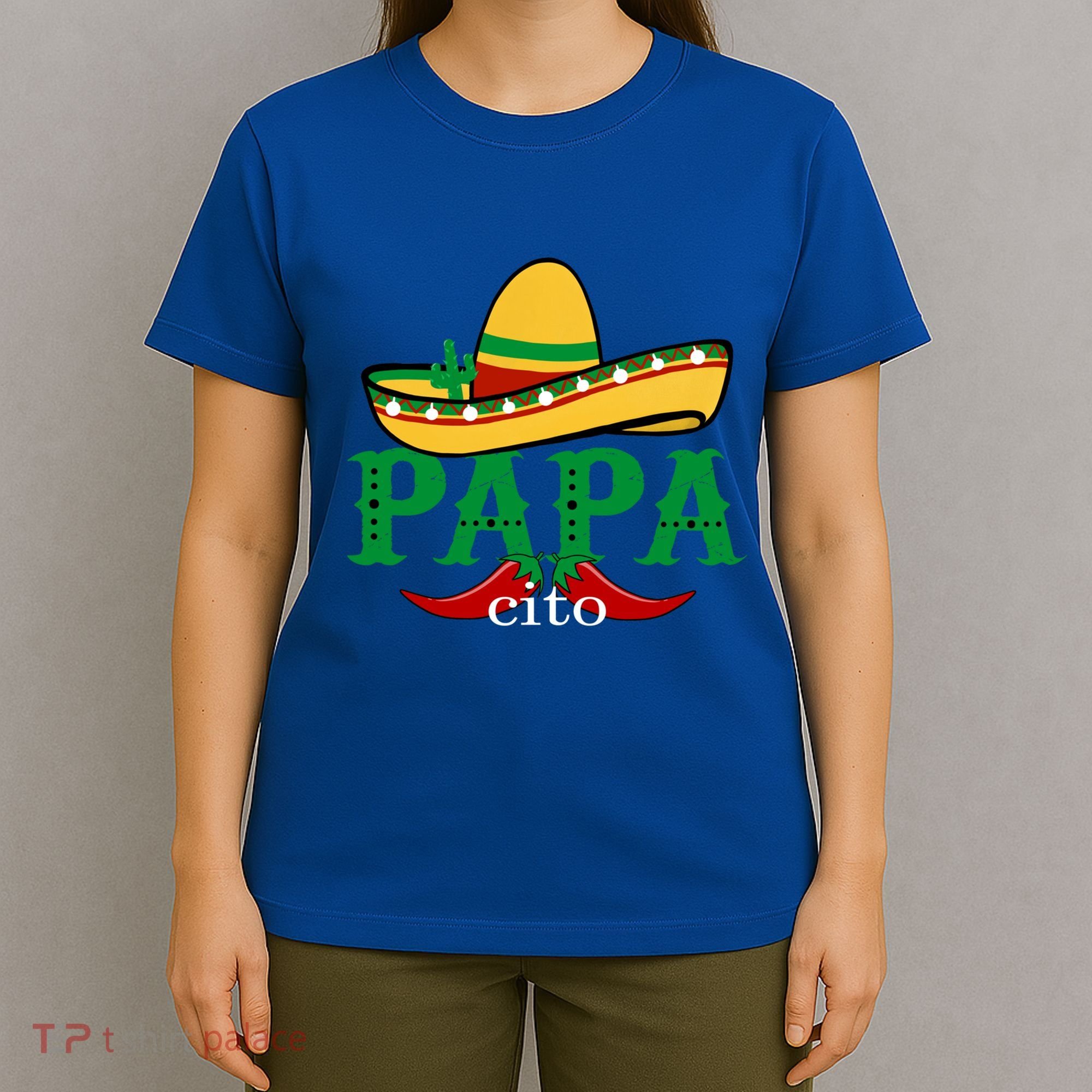 Papa Cito Mexican Sombrero Cinco De Mayo Gift T-Shirt