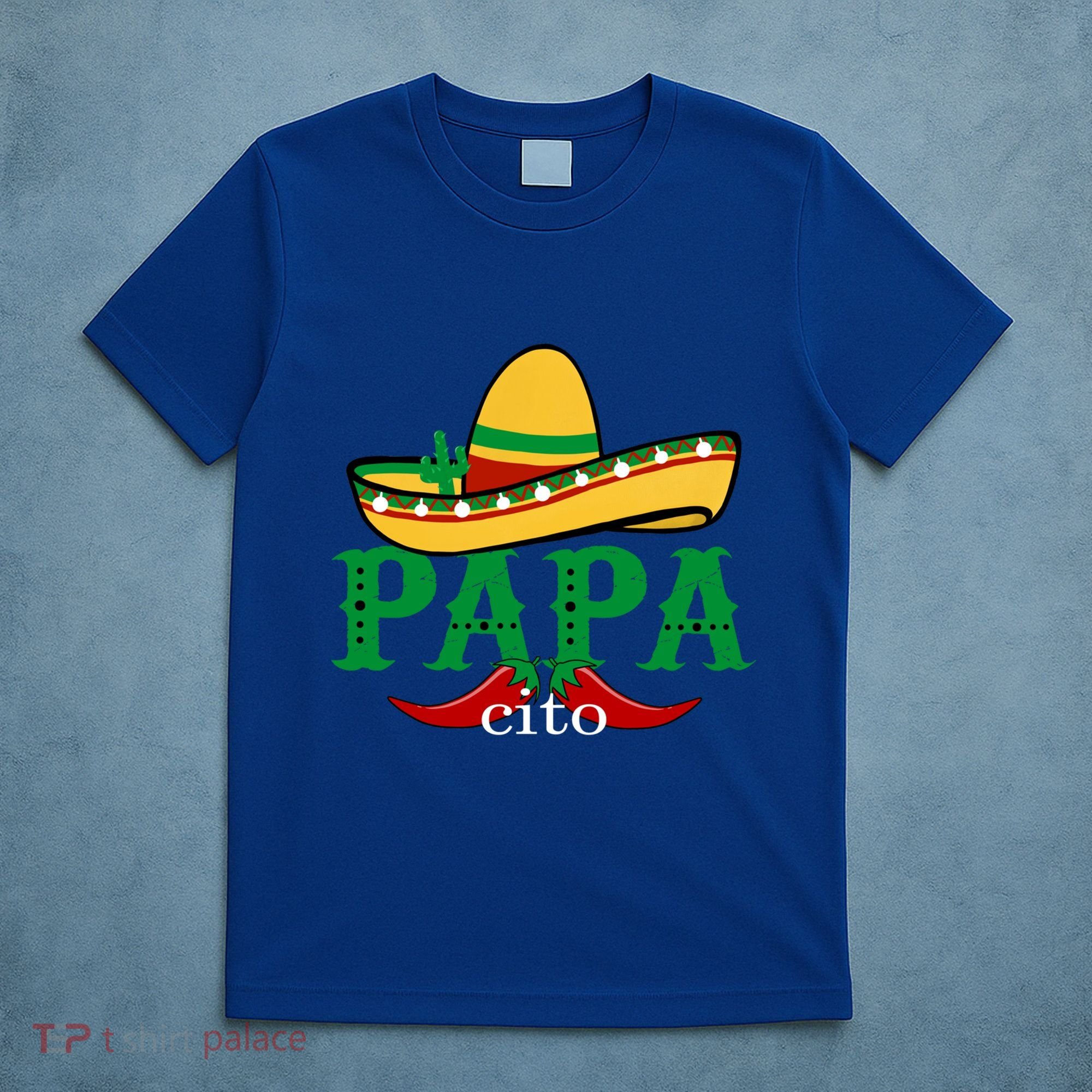 Papa Cito Mexican Sombrero Cinco De Mayo Gift T-Shirt