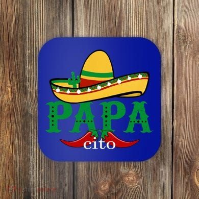Papa Cito Mexican Sombrero Cinco De Mayo Gift Coaster