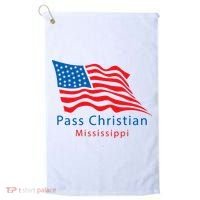 Pass Christian Mississippi Golf Towel thumb 0
