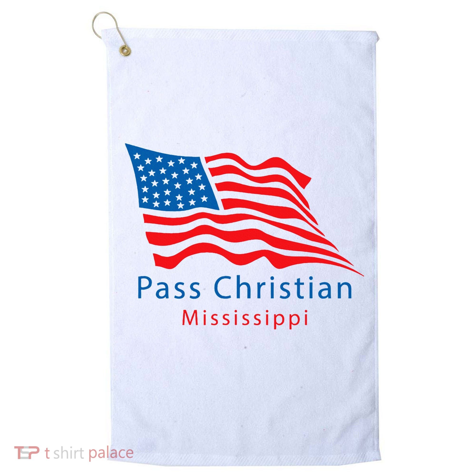 Pass Christian Mississippi Golf Towel