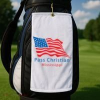 Pass Christian Mississippi Golf Towel thumb 2