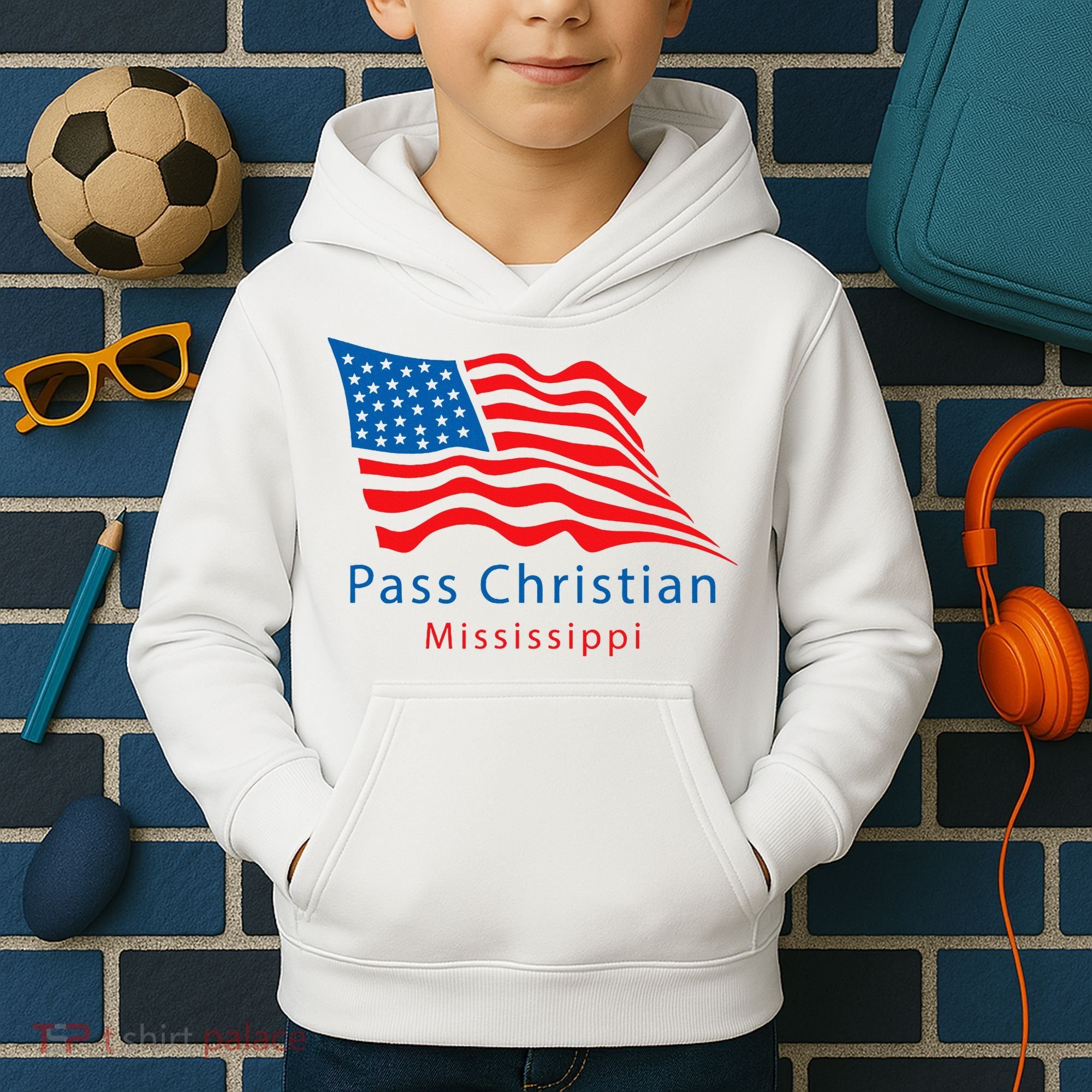 Pass Christian Mississippi Kids Hoodie