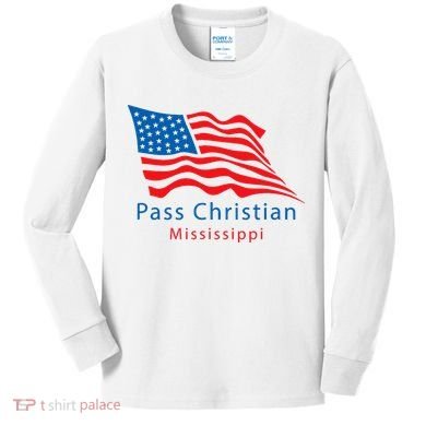 Pass Christian Mississippi Kids Long Sleeve Shirt