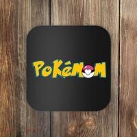 Pokemom Cute Mom Gift Coaster thumb 0
