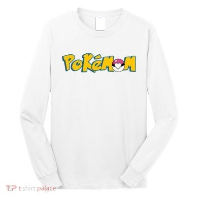 Pokemom Cute Mom Gift Long Sleeve Shirt