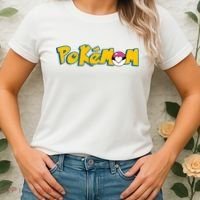 Pokemom Cute Mom Gift Women's T-Shirt thumb 2