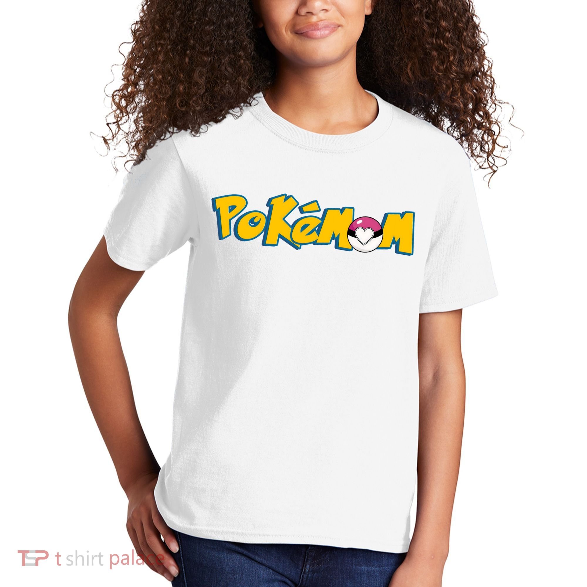 Pokemom Cute Mom Gift Kids T-Shirt