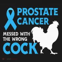 Prostate Cancer Messed With The Wrong Cock Cancer Awareness Kids Sweatshirt thumb 2