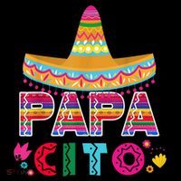 Papa Cito Mexican Cinco De Mayo Button thumb 1
