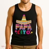 Papa Cito Mexican Cinco De Mayo Tank Top thumb 3