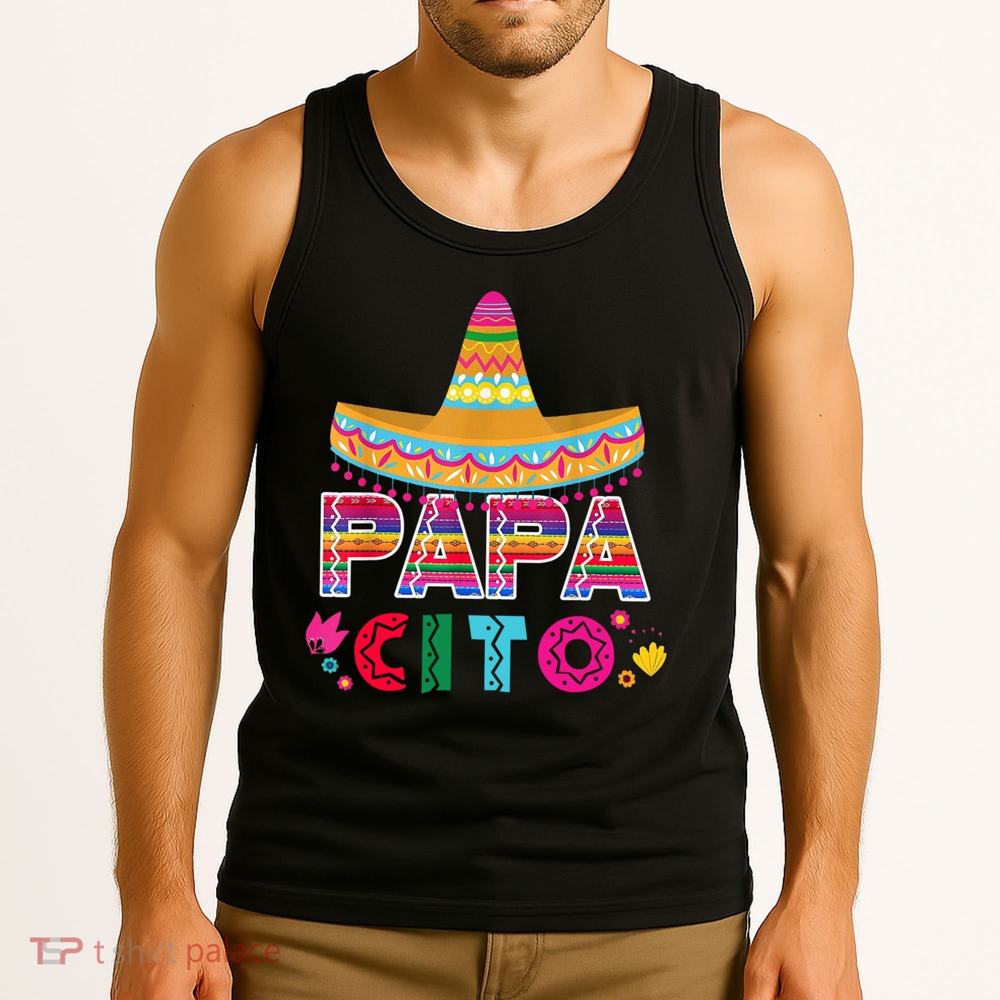 Papa Cito Mexican Cinco De Mayo Tank Top
