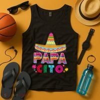 Papa Cito Mexican Cinco De Mayo Tank Top thumb 4