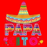 Papa Cito Mexican Cinco De Mayo Santa Hat thumb 1