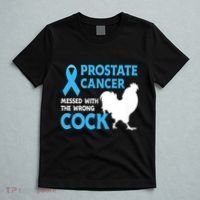 Prostate Cancer Messed With The Wrong Cock Cancer Awareness T-Shirt thumb 5