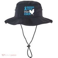 Prostate Cancer Messed With The Wrong Cock Cancer Awareness Bucket Hat thumb 0