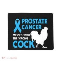 Prostate Cancer Messed With The Wrong Cock Cancer Awareness Mousepad thumb 0