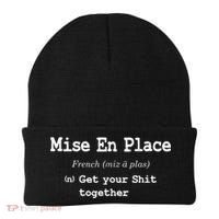 Pastry Chef Mise En Place Get Your Shit Together Beanie thumb 0