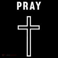 Pray Cross Minimalist Religious Baby Bodysuit thumb 2
