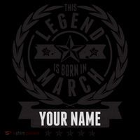 Personalized Custom Name This Legends Is Born In March Coffee Mug thumb 5