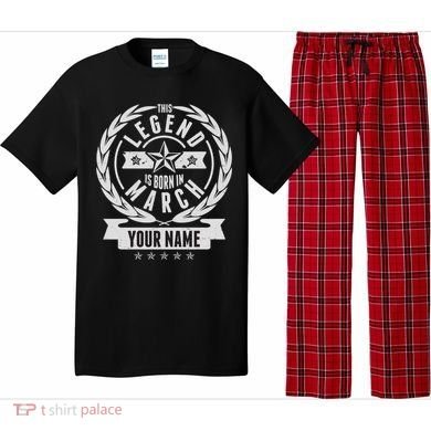 Personalized Custom Name This Legends Is Born In March Pajama Set