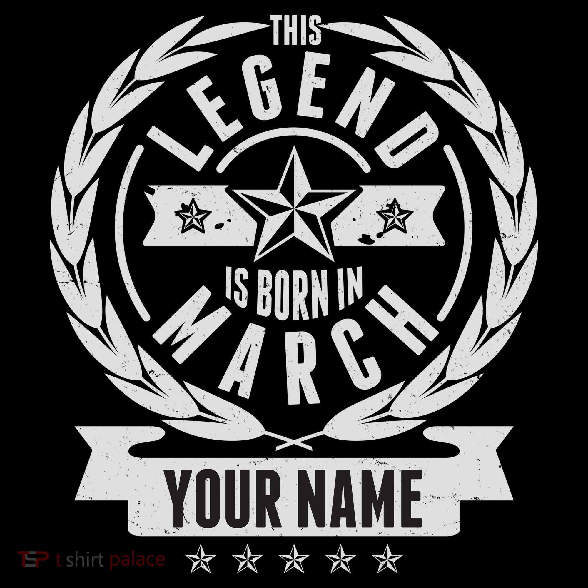 Personalized Custom Name This Legends Is Born In March Baby Bodysuit