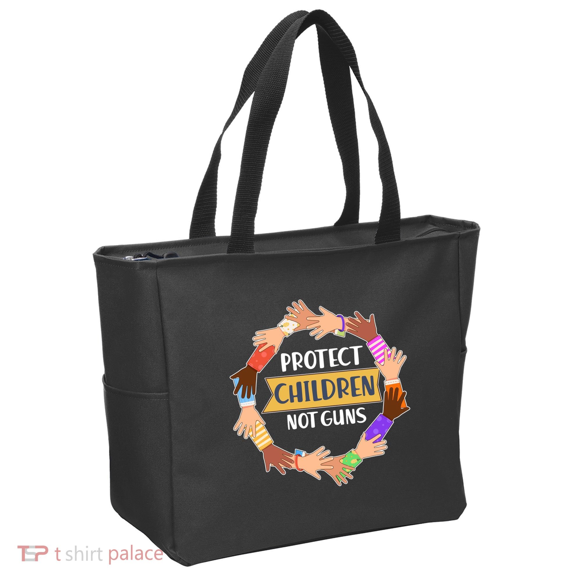 Protect Children Not Guns Tote Bag