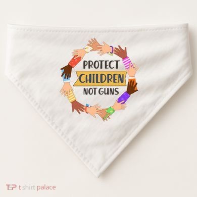 Protect Children Not Guns USA-Made Doggie Bandana