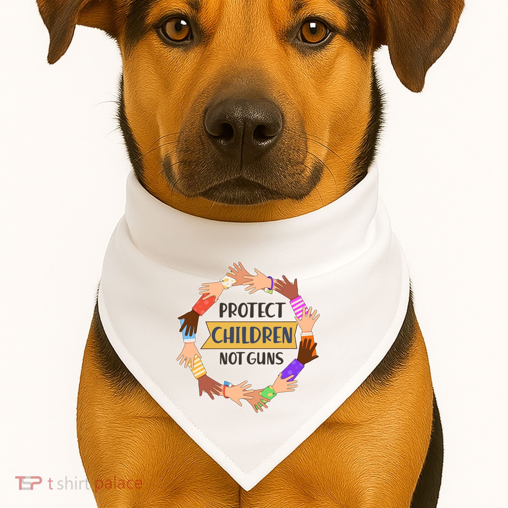 Protect Children Not Guns USA-Made Doggie Bandana