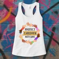 Protect Children Not Guns Women's Tank Top thumb 3