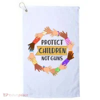 Protect Children Not Guns Golf Towel thumb 0