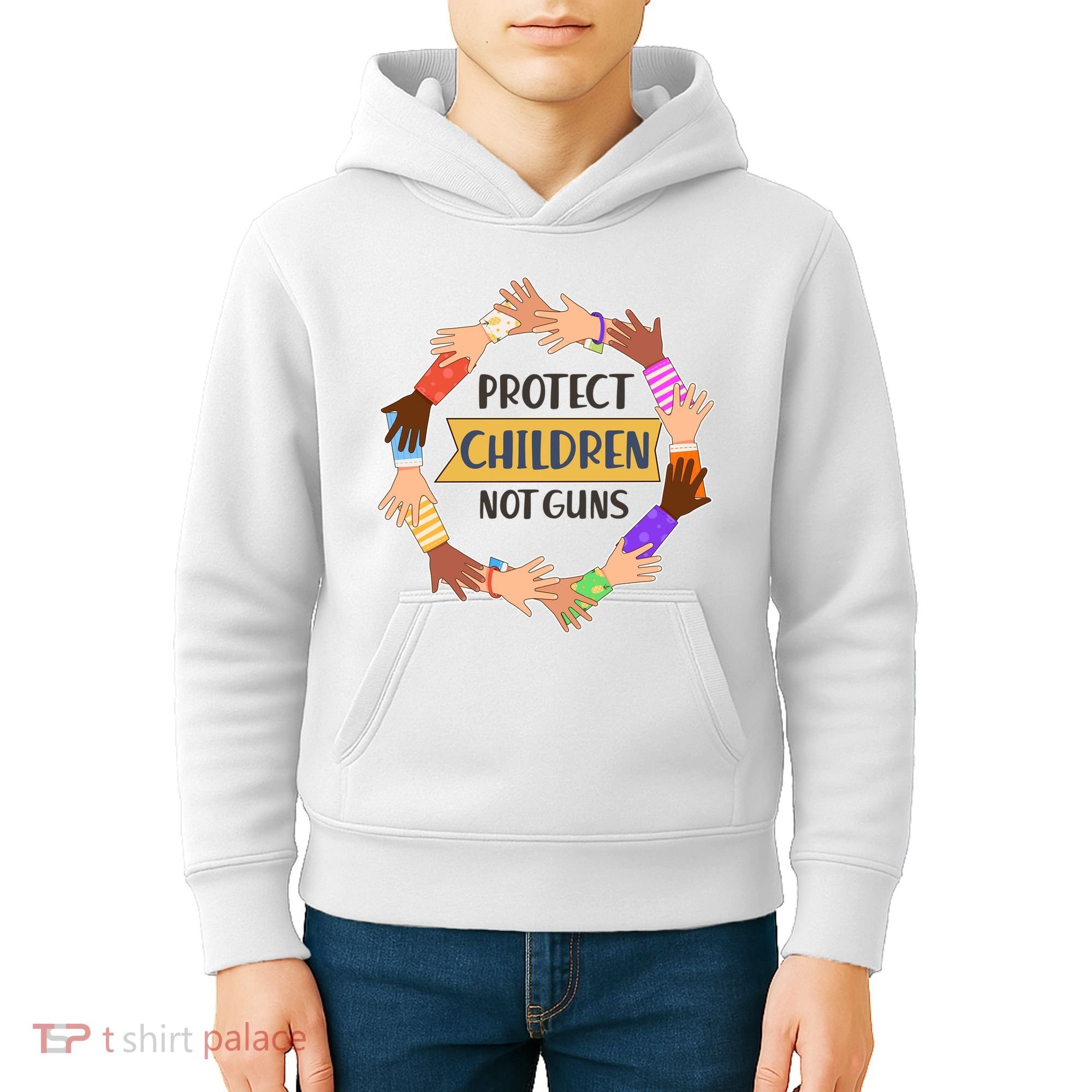 Protect Children Not Guns Kids Hoodie