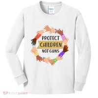 Protect Children Not Guns Kids Long Sleeve Shirt thumb 0