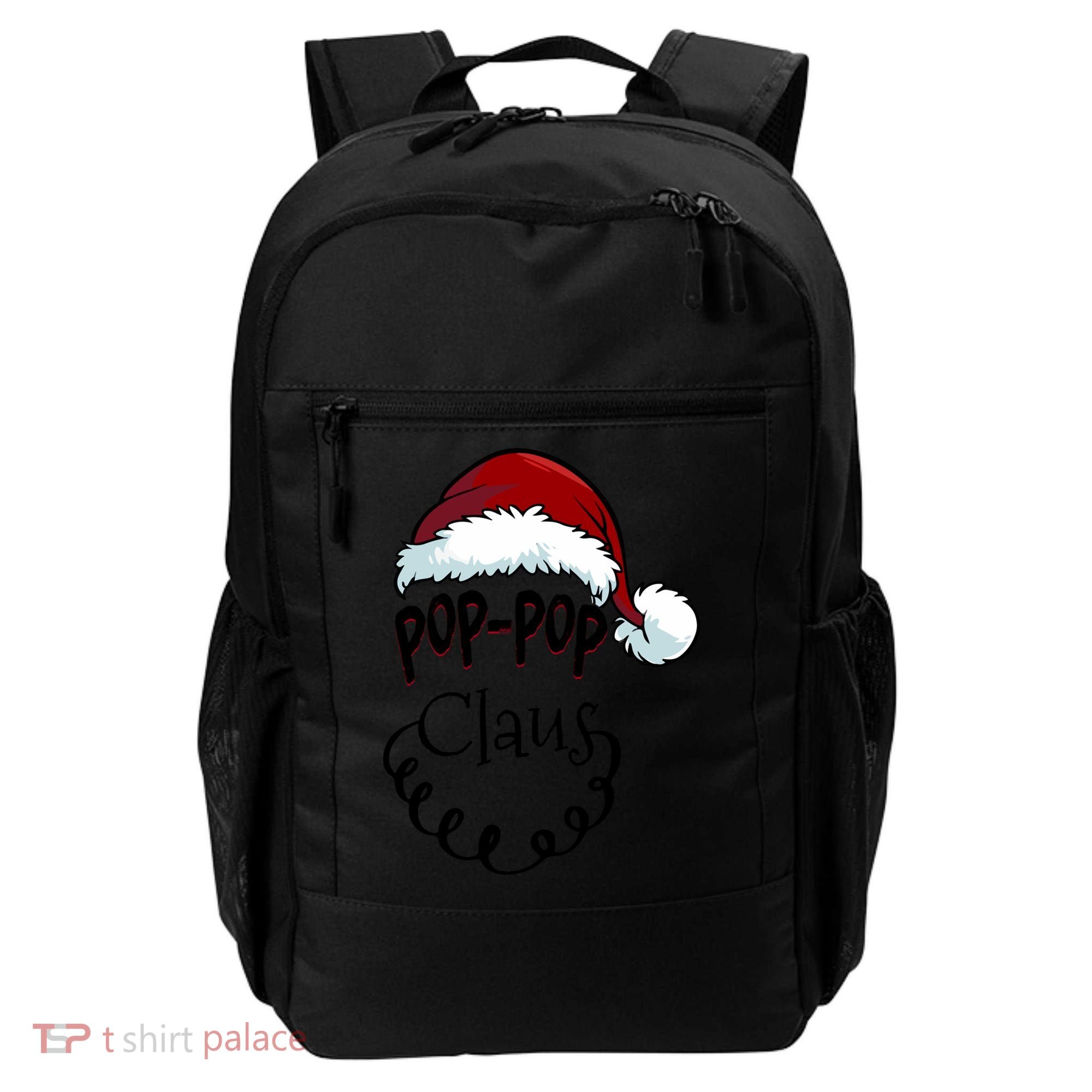 Poppop Claus New Christmas Santa Claus Gift Backpack