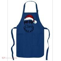 Poppop Claus New Christmas Santa Claus Gift Apron thumb 0